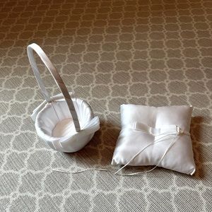 Beverly Clark Collection - Wedding - Flower girl basket and ring bearer pillow